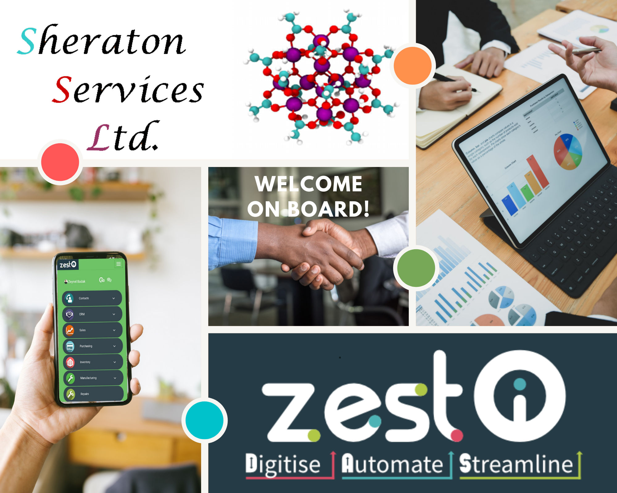 ZEST I-O Welcome on board Sheraton Services
