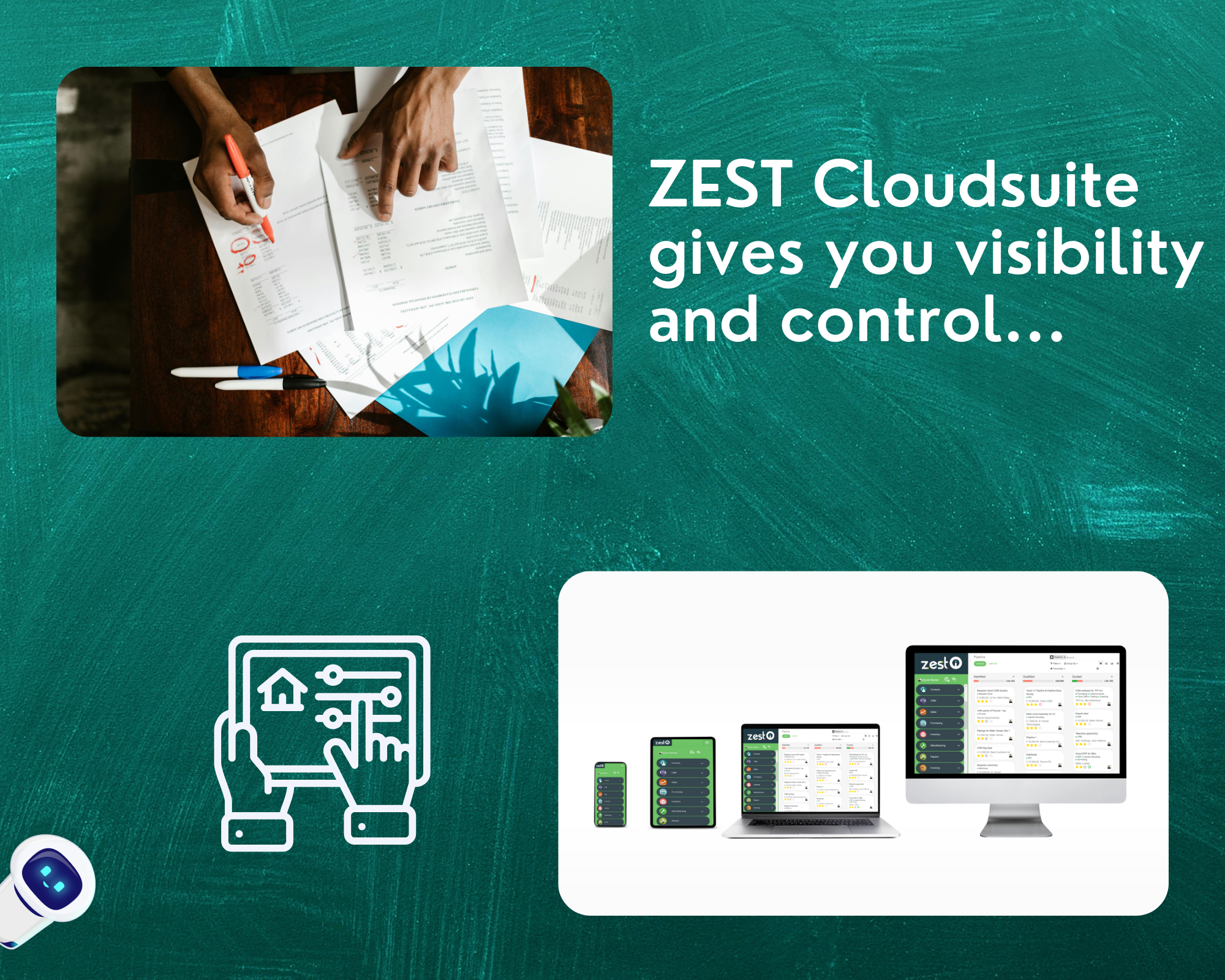 ZEST Cloudsuite gives you visibility and control